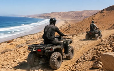 טרקטורונים בין המדבר לחוף מטגזוט - הדמיה להמחשת סוג החוויה